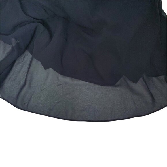 Chic Black Backless Lace Dress - Picture 11 of 12